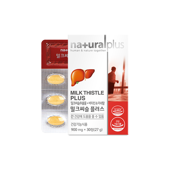 [내츄럴플러스] 간건강 밀크씨슬 30정 1박스